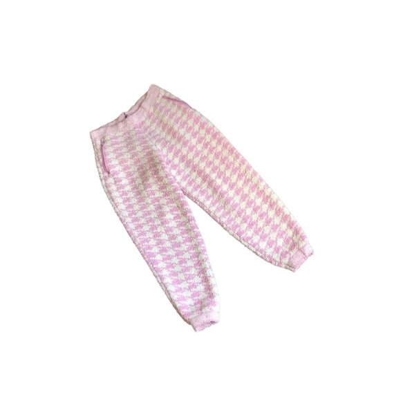 Skims Pink and White Fuzzy Patterned Pants - Picture 5 of 7